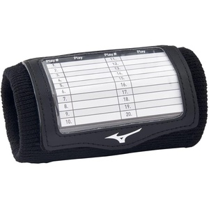 Mizuno Play Call Wristband(Black)