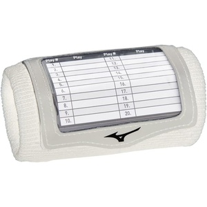 Mizuno Play Call Wristband(White)