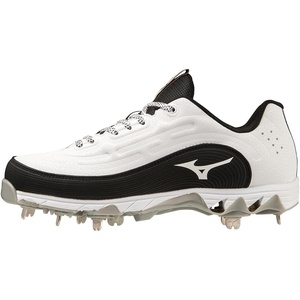 Mizuno Unisex Adult 9-Spike Swift 8 Low Metal(White/Black)