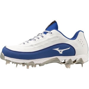 Mizuno Unisex Adult 9-Spike Swift 8 Low Metal(White/Royal)