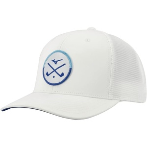 Mizuno Unisex Crossed Clubs Meshback Golf Hat(White)