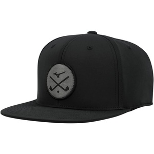 Mizuno Unisex Crossed Clubs Snapback Hat(Black)