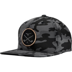 Mizuno Unisex Crossed Clubs Snapback Hat(Camo Copper)