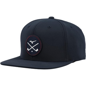 Mizuno Unisex Crossed Clubs Snapback Hat(Navy)