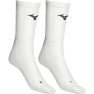 Mizuno Unisex Mizuno Compression Crew Sock(White)