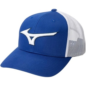 Mizuno Unisex-Adult Mizuno Diamond Trucker Hat(Royal-white)