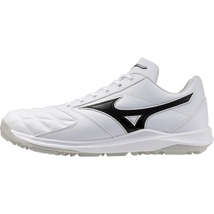 Mizuno Unisex-Adult Unisex Pro Select Turf Baseball Cleat(White/Black)