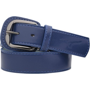 Mizuno unisex-adult Leather Classic Belt(Royal)