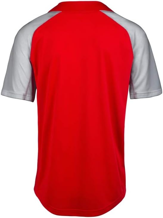 image:imageMizuno Aerolite 2Button Baseball JerseyRedgrey