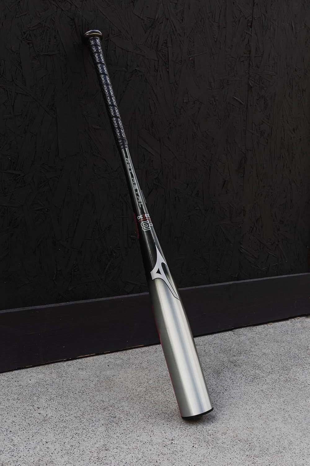 image:imageMizuno B22HOT METAL 3 BBCOR Baseball Bat 2022 2 58 inch Barrel 1 Piece Aluminum Hot Metal Alloy CORTECH Barrel Optimized End Cap SpeedHelix GripB22HOT METAL BBCOR Baseball Bat 3