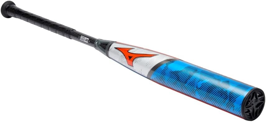 image:imageMizuno B23PWR CRBN 3 BBCOR Baseball Bat 2 58 inch Barrel 2 Piece Composite Detonator Cor Dual Frequency Damper Black Onyx Carbon SpeedHelix GripB23PWR CRBN 3 BBCOR Baseball Bat