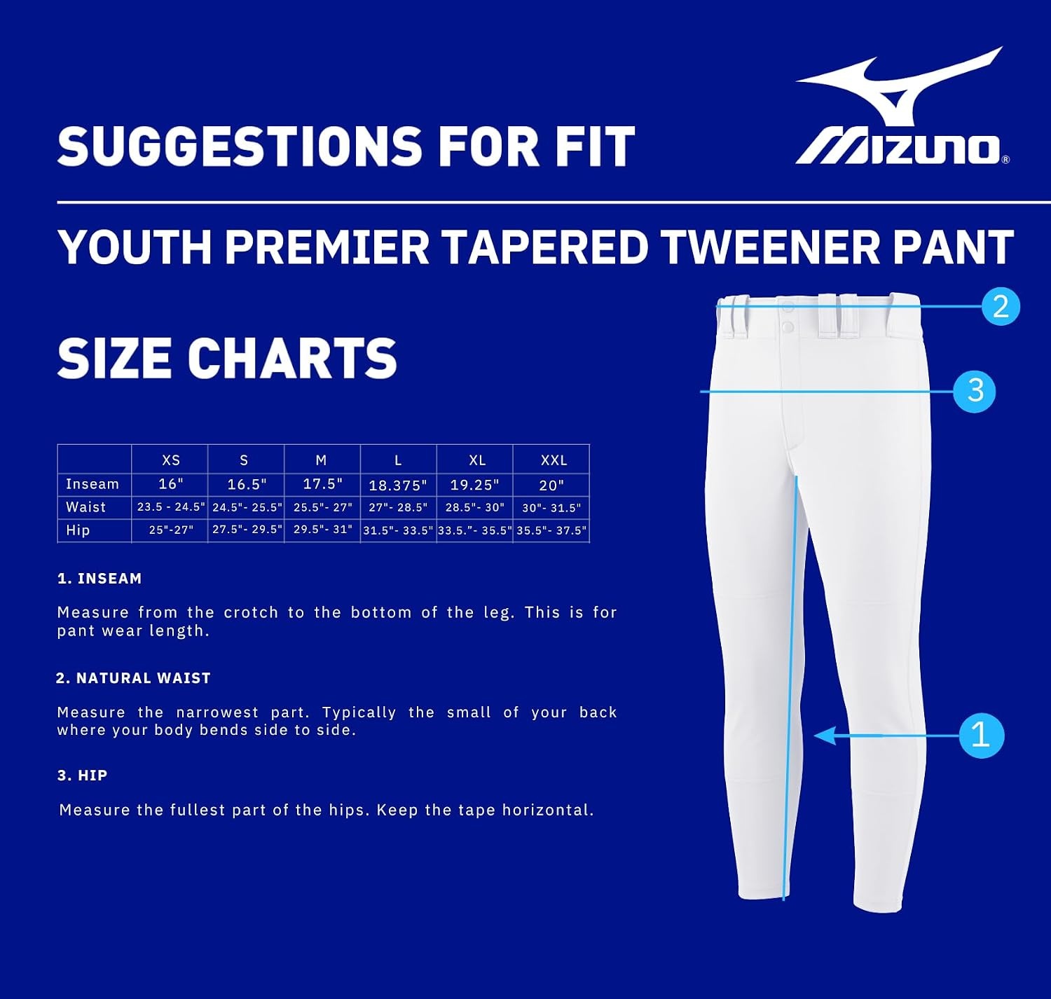 image:imageMizuno Boys Youth Premier Tapered Tweener PantGrey