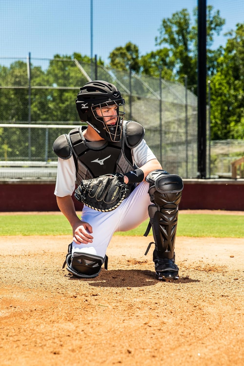 image:imageMizuno G4 Youth Samurai Catchers HelmetGrey