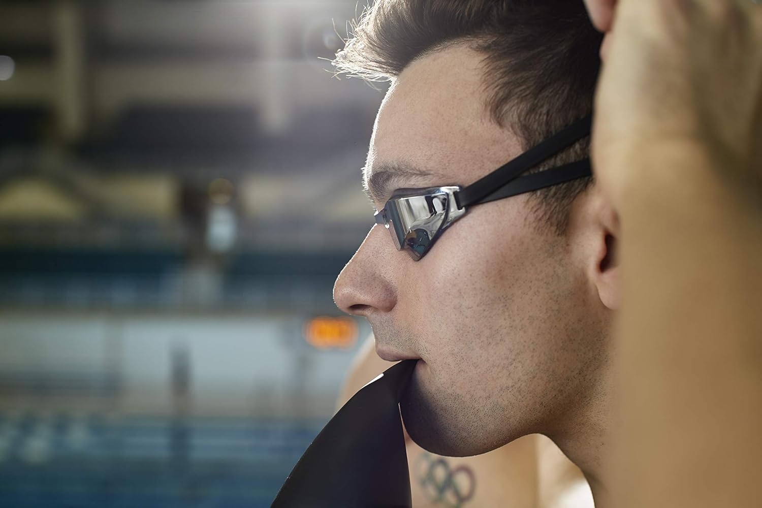 image:imageMizuno GXSonic Racing Mirrored Swim GoggleBluesilver