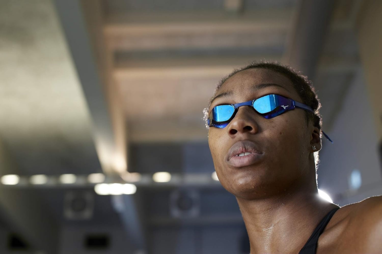 image:imageMizuno GXSonic Racing Mirrored Swim GoggleBluesilver