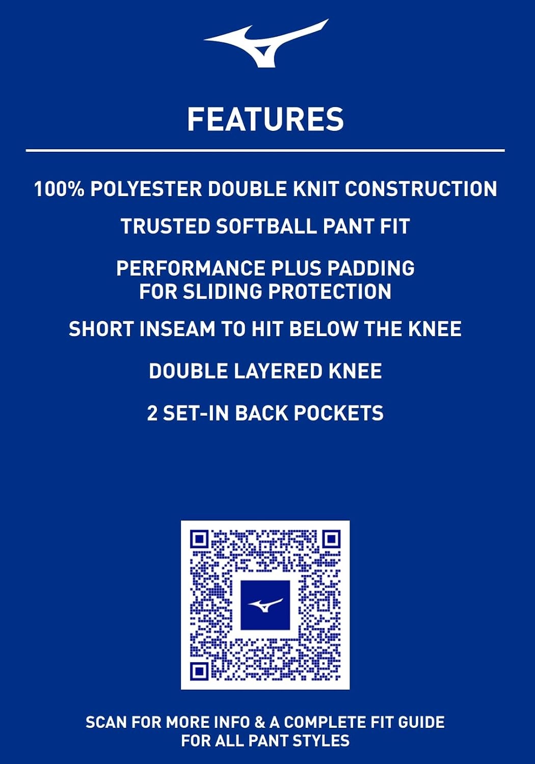 image:imageMizuno Girls Youth Belted Piped Softball PantNavyRed