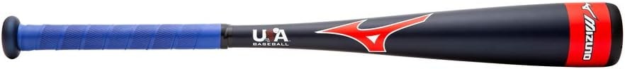 image:imageMizuno HOT METAL TBall 12 USA Baseball Bat 2 58 inch Barrel 1 Piece Aluminum Lightweight Design Speed Helix GripHOT METAL Big Barrel Tee Ball USA Baseball Bat 12