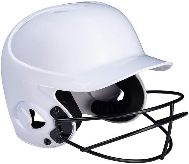 image:imageMizuno MVP Series Solid Batting Helmet with Fastpitch Softball MaskWhite