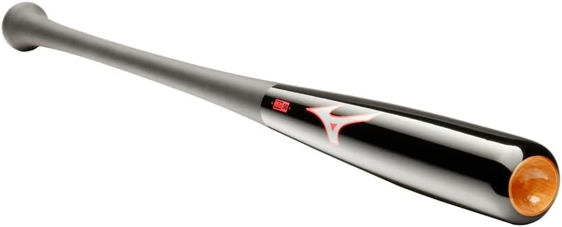 image:imageMizuno MapleCarbon Elite Wood Baseball Bat Reinforced Carbon Taper Cupped End BBCOR Certified271 BlackRed
