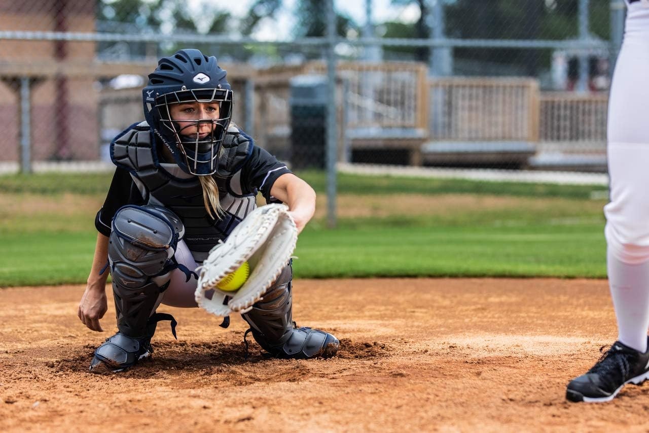 image:imageMizuno Mizuno Samurai Womens Fastpitch Softball Chest ProtectorGreyForest