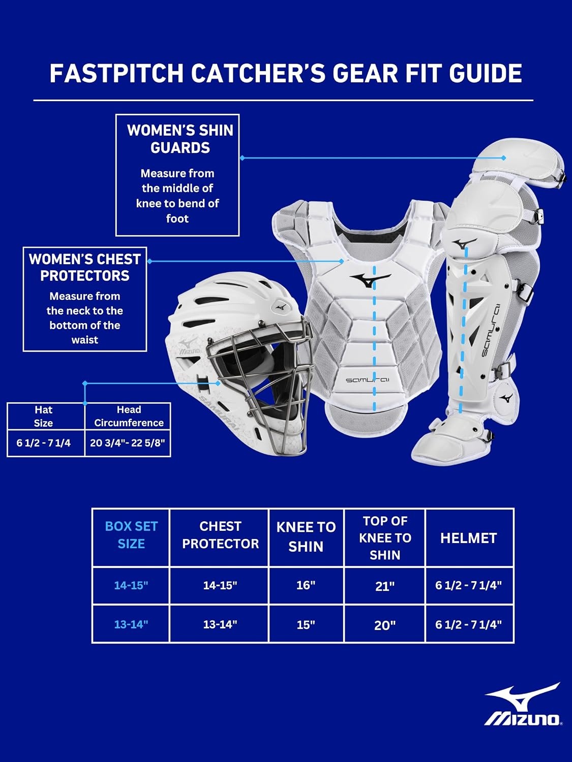 image:imageMizuno Mizuno Womens Samurai Boxed Catchers Gear SetGreyCardinal