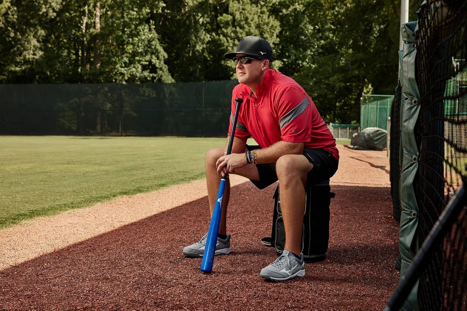 image:imageMizuno Pro Fungo Bat Infield or Outfield Maple Hybrid Fungo Lightweight High Gloss FinishBlack