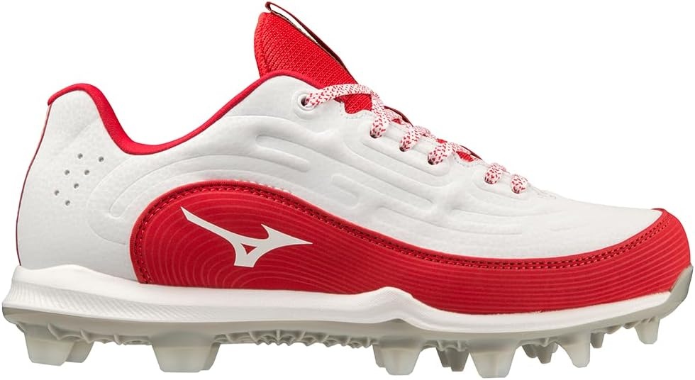 image:imageMizuno Unisex Adult Mizuno Finch Elite 6 Low TPUWhiteRed