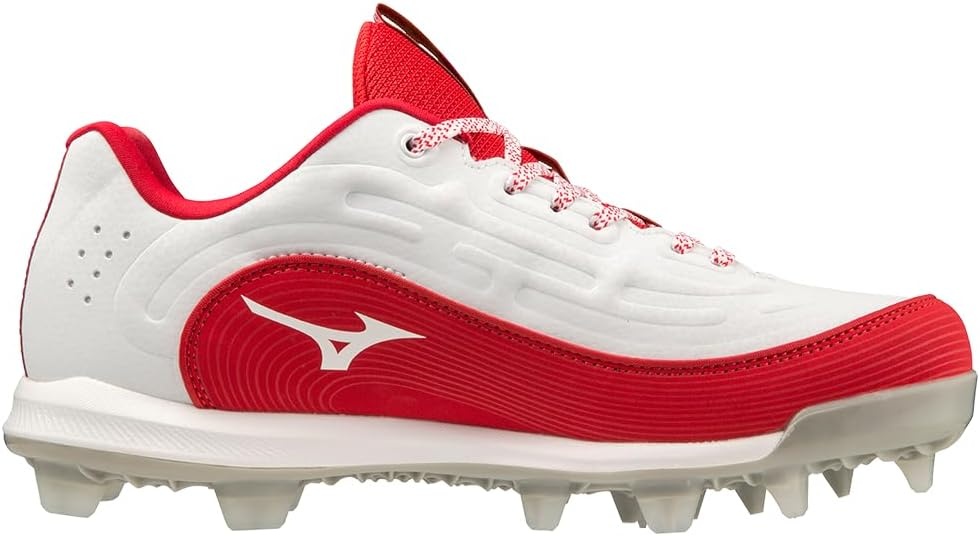 image:imageMizuno Unisex Adult Mizuno Finch Elite 6 Low TPUWhiteRed