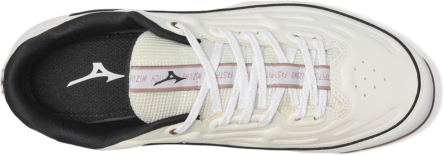 image:imageMizuno Womens Finch Elite 6 Low TPU Softball CleatsWhiteRose Gold