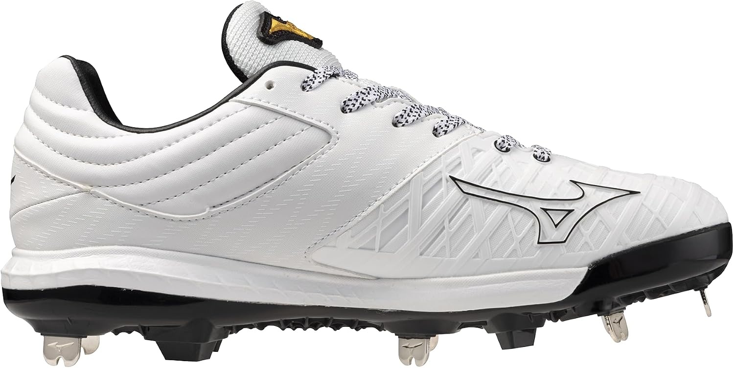 image:imageMizuno Womens Pro Fp Low Womens Metal Fastpitch CleatWhiteBlack