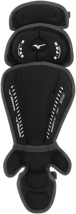 image:imageMizuno Womens Samurai Fastpitch Softball Shin GuardsBlackGrey