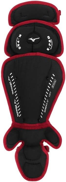 image:imageMizuno Womens Samurai Fastpitch Softball Shin GuardsGreyCardinal