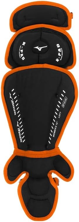 image:imageMizuno Womens Samurai Fastpitch Softball Shin GuardsGreyOrange