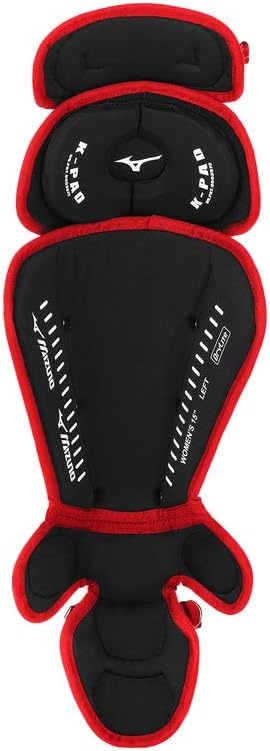 image:imageMizuno Womens Samurai Fastpitch Softball Shin GuardsGreyRed