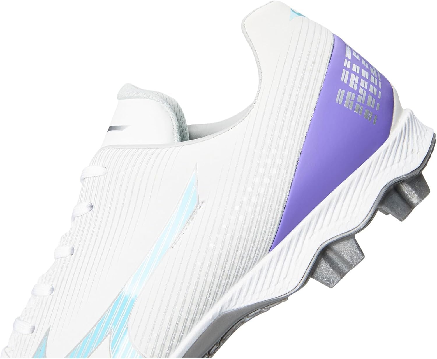 image:imageMizuno Womens Wave Finch Lightrevo Molded Softball ShoeWhitetealpurple