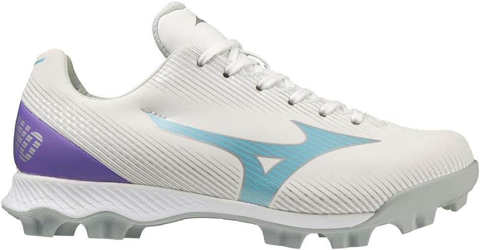 image:imageMizuno Womens Wave Finch Lightrevo Molded Softball ShoeWhitetealpurple