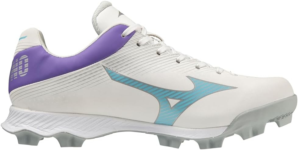 image:imageMizuno Womens Wave Finch Lightrevo Molded Softball ShoeWhitetealpurple