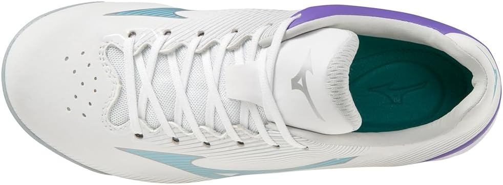 image:imageMizuno Womens Wave Finch Lightrevo Molded Softball ShoeWhitetealpurple