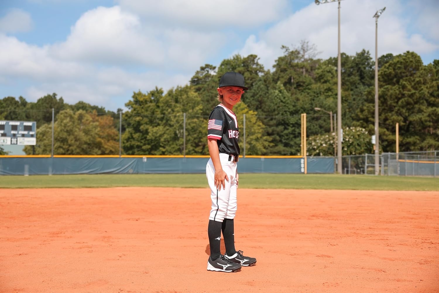 image:imageMizuno Youth Premier Piped Short Baseball PantGreyRed