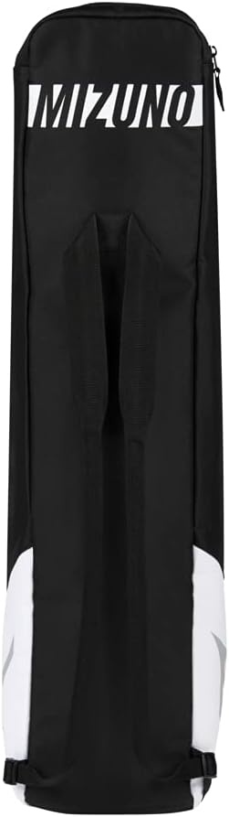 image:imageMizuno Youth Stick Bag Youth Baseball and Youth Softball Bag Holds 2 Bats J Hook for Fence Hanging Carry as Tote or Backpack Large Main CompartmentBlackWhite