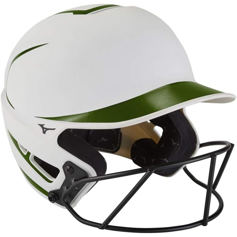 image:imageMizuno Adult F6 Fastpitch Softball Batting Helmet with MaskWhiteForest