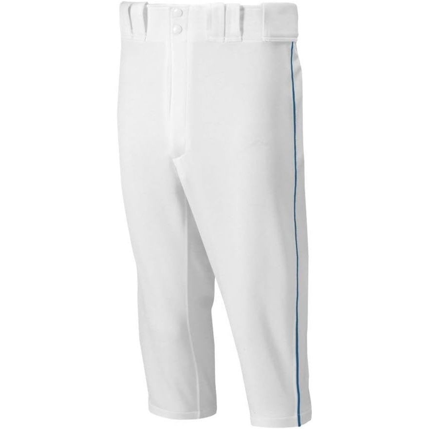 image:imageMizuno Adult Mens Premier Piped Short Baseball PantWhiteNavy