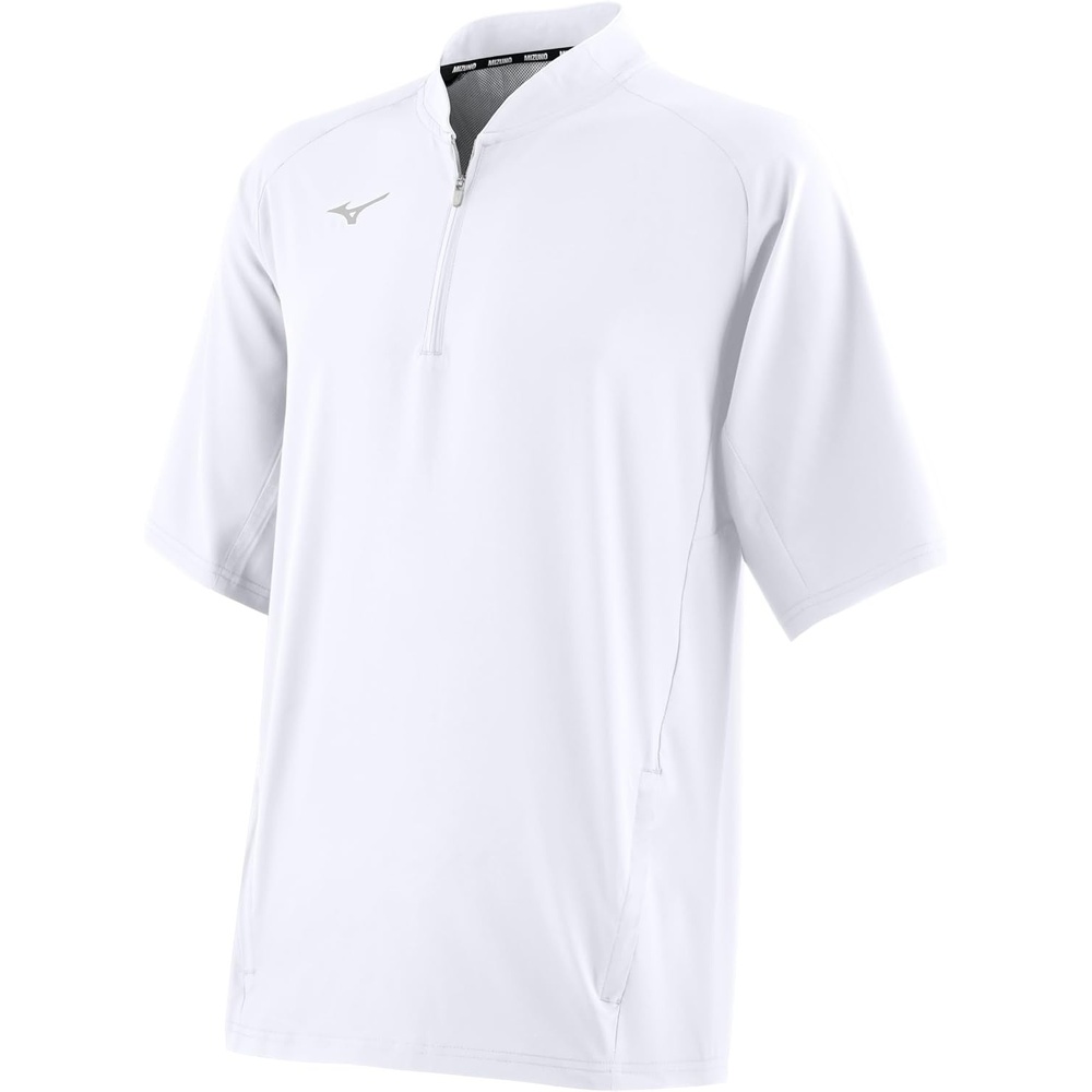 image:imageMizuno Mens Gametime Short Sleeve Hitting JacketWhite