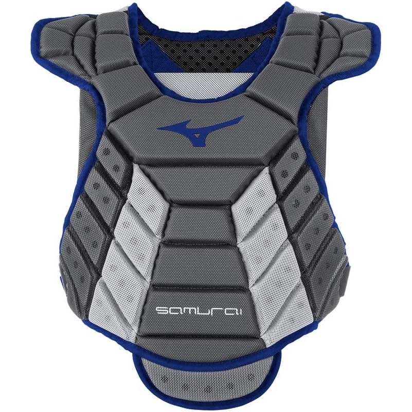 image:imageMizuno Mizuno Samurai Womens Fastpitch Softball Chest ProtectorGreyNavy