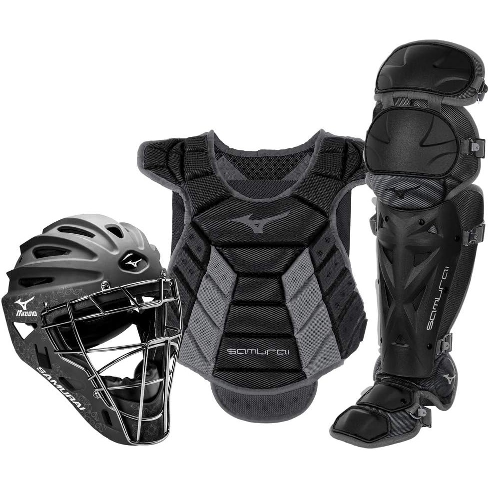 image:imageMizuno Mizuno Womens Samurai Boxed Catchers Gear SetBlackGrey