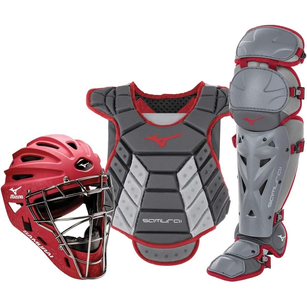image:imageMizuno Mizuno Womens Samurai Boxed Catchers Gear SetGreyCardinal
