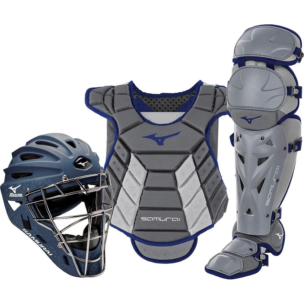 image:imageMizuno Mizuno Womens Samurai Boxed Catchers Gear SetGreyNavy
