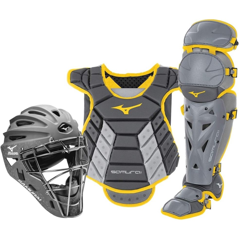 image:imageMizuno Mizuno Womens Samurai Boxed Catchers Gear SetGreyYellow