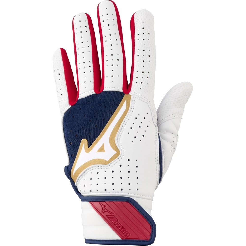 image:imageMizuno Pro Select Fastpitch Womens Softball Batting GloveNavyRed