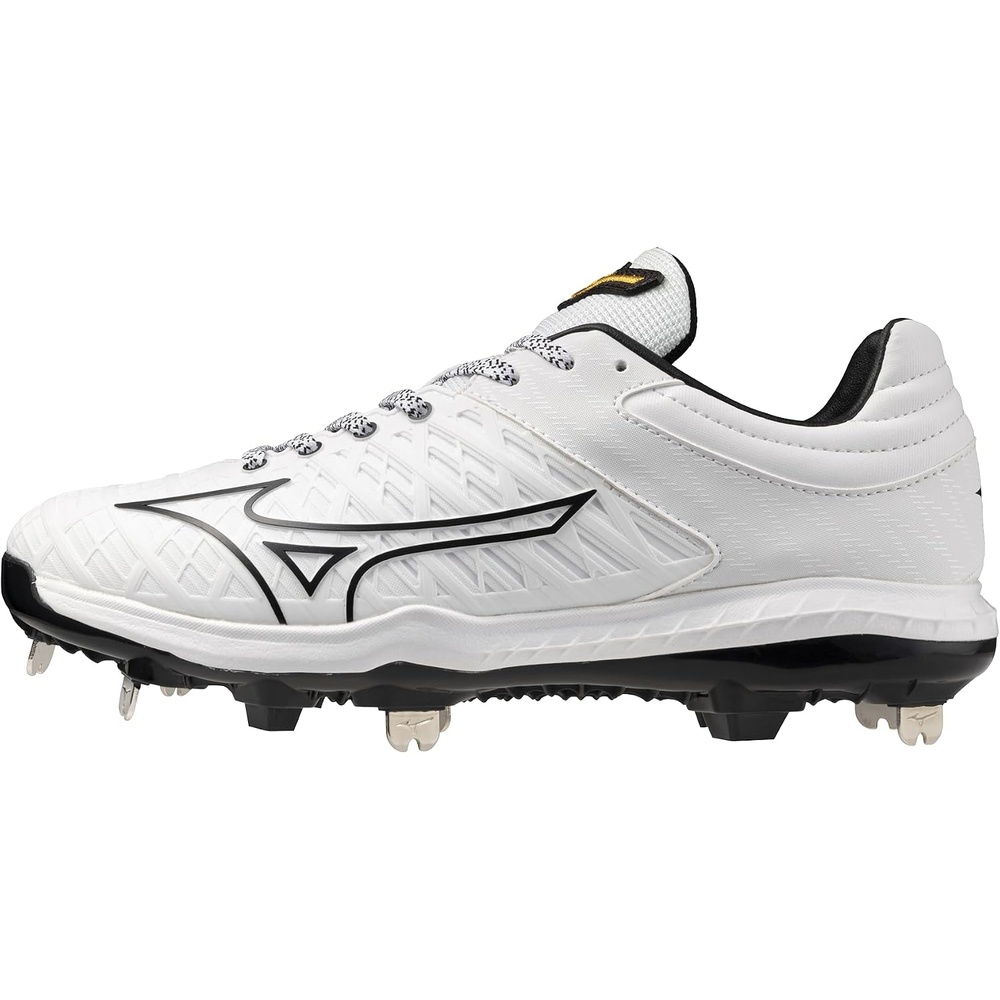 image:imageMizuno Womens Pro Fp Low Womens Metal Fastpitch CleatWhiteBlack